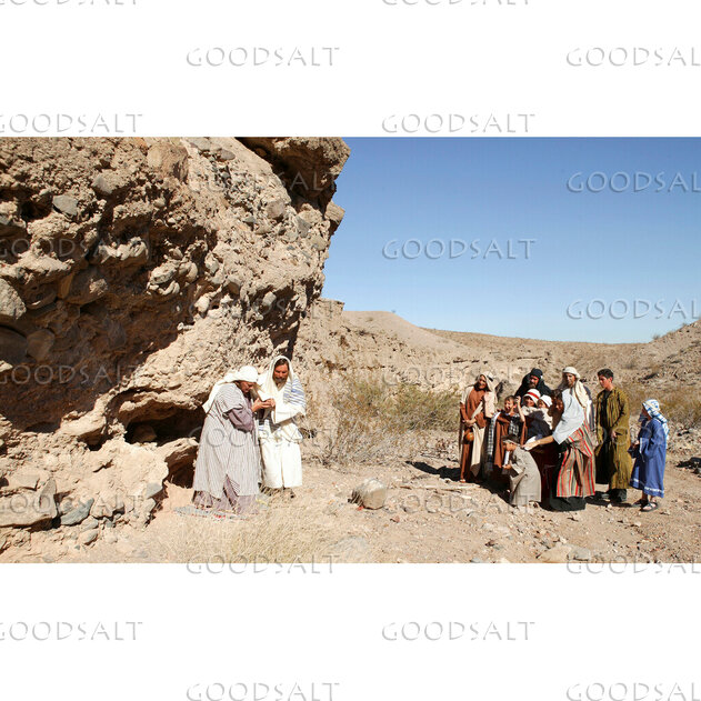 Jesus Helps a Woman in the Wilderness