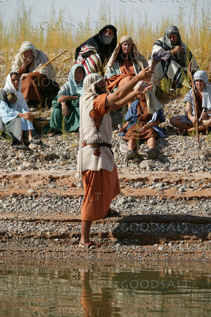 John the Baptist Preaching at the Jordan