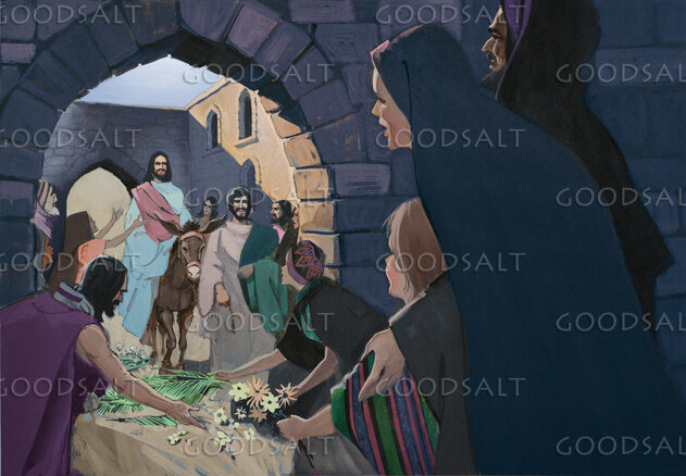 Jesus Enters Jerusalem