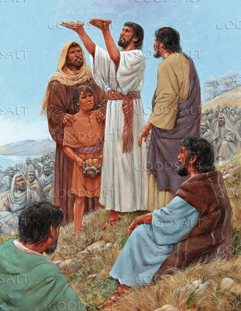 Jesus Fed the Hungry People