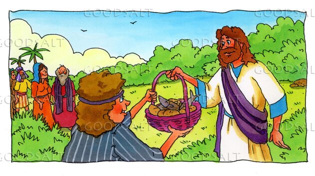 Jesus Feeds 5,000