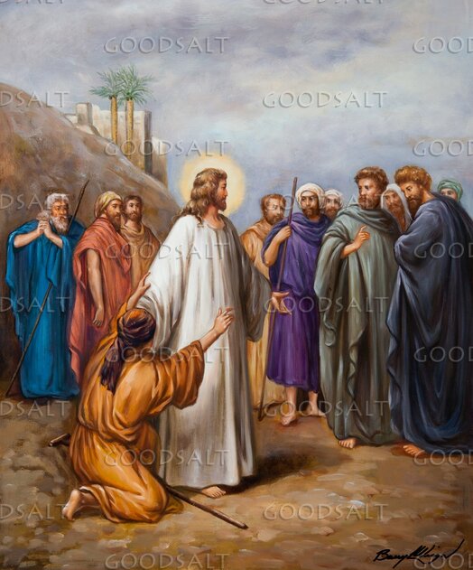 Jesus Healing the Man Possessed With a Devel