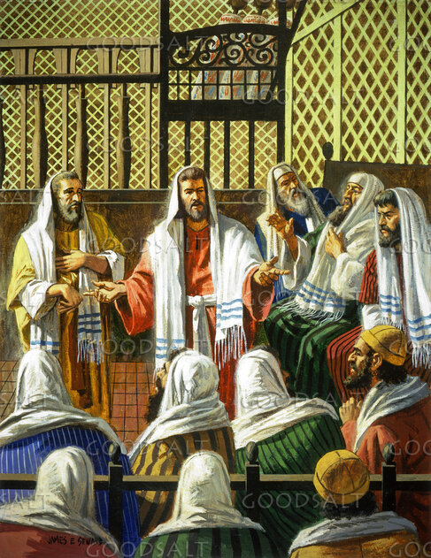 Jesus Heals Man With Crippled Hand