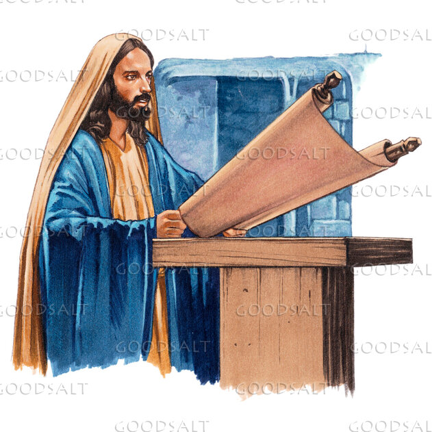 Jesus Reads Isaiah in the Synagogue