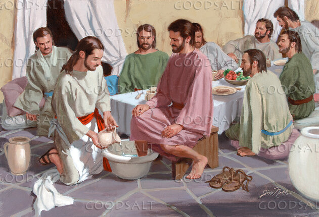 Jesus Washed His Disciples' Feet