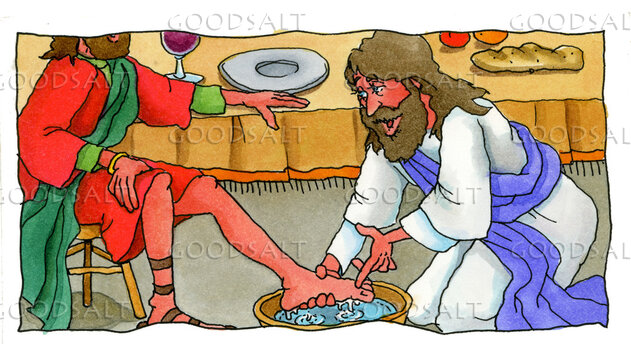 Jesus Washes His Disciples’ Feet