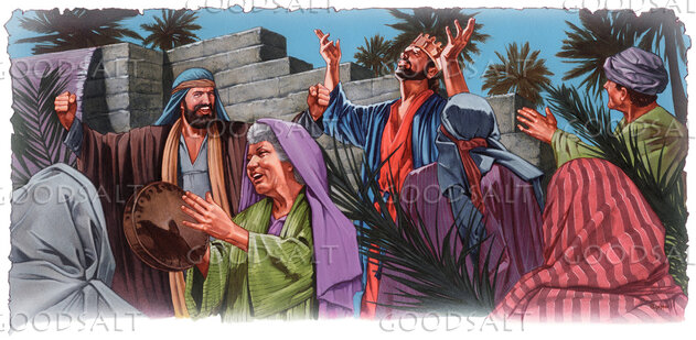 Israel Rejoices Over King Solomon