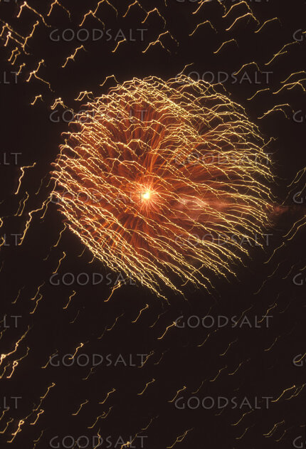 Golden Firework Burst