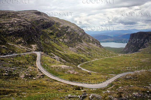 Winding Road Through the Mountains