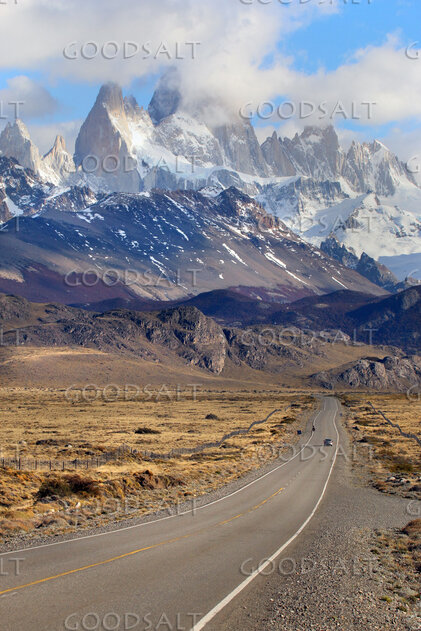 Road Toward the Mountain Heights