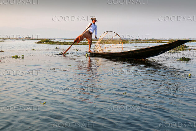 Fisherman on the Open Water