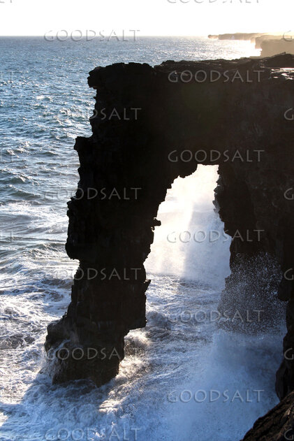 Rock Arch Over the Roaring Sea