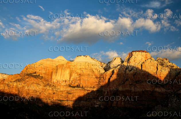 Sunlit Cliffs of Creation