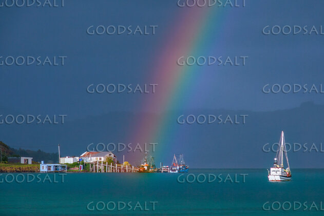 Covenant Rainbow Over the Harbor
