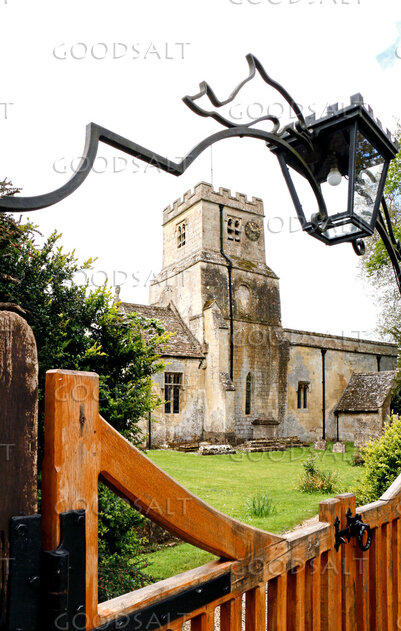 Stone Parish Church Through the Gate