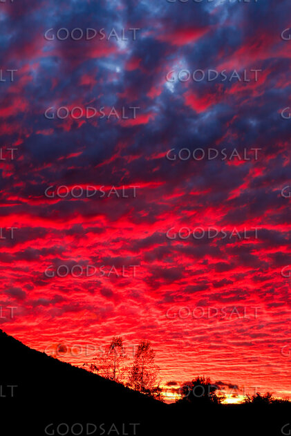 Crimson Heavens at Dusk