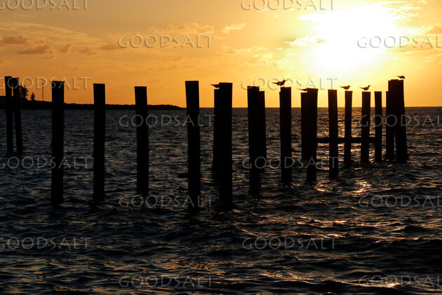 Sunset Over the Waters