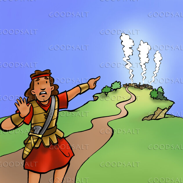 David Sees Ziklag Burning