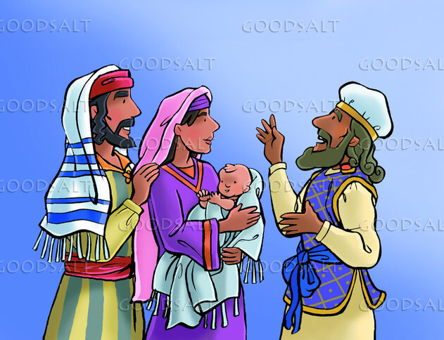 Simeon Blesses the Christ Child