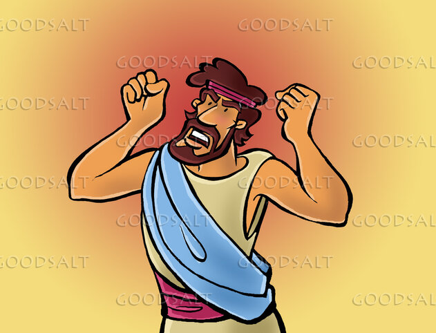 Angry Prophet Protesting