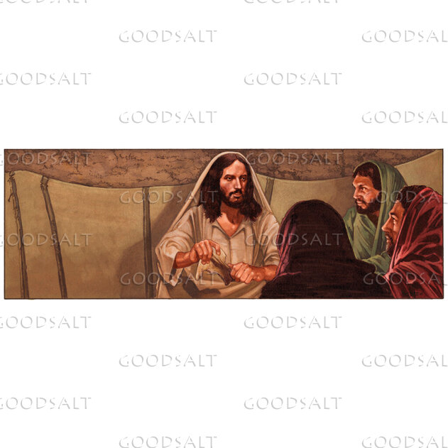 Jesus Breaks Bread at the Last Supper