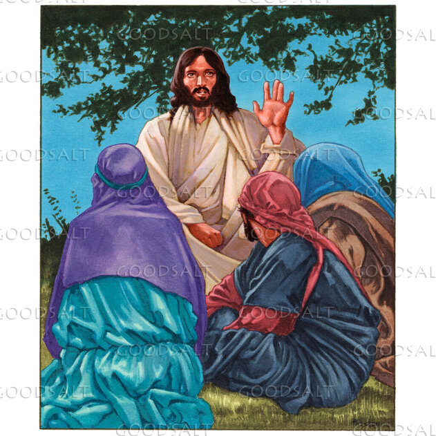 Jesus Teaching His Disciples