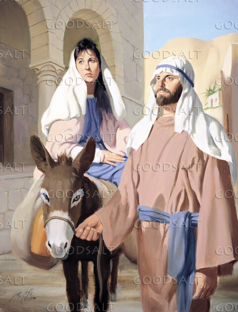 Mary and Joseph Leave Nazareth