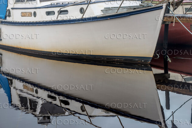 Moored Boat in Still Waters
