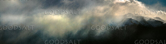 Glory Above the Mountain Peaks