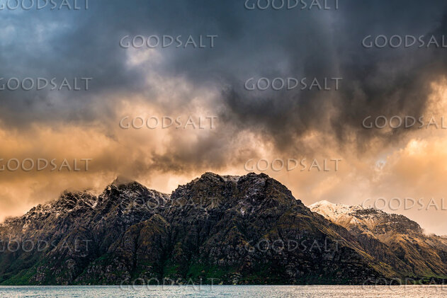Majesty Over the Mountain Lake