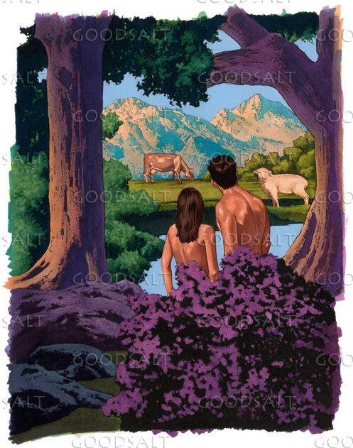 Adam and Eve in the Garden of Eden