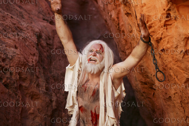 Gerasene Demoniac in Chains