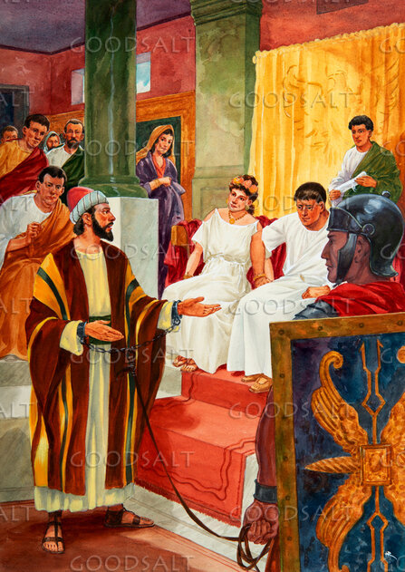 Paul Is Brought Before Royalty: Governors Felix and Festus A