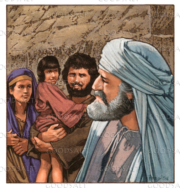 Hannah Presents Samuel to Eli