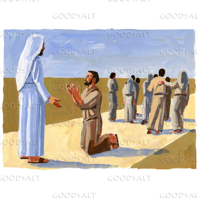 The Thankful Leper Returns to Jesus