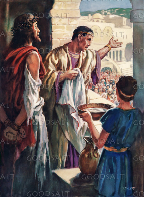 Pilate Gives Way to the Mob
