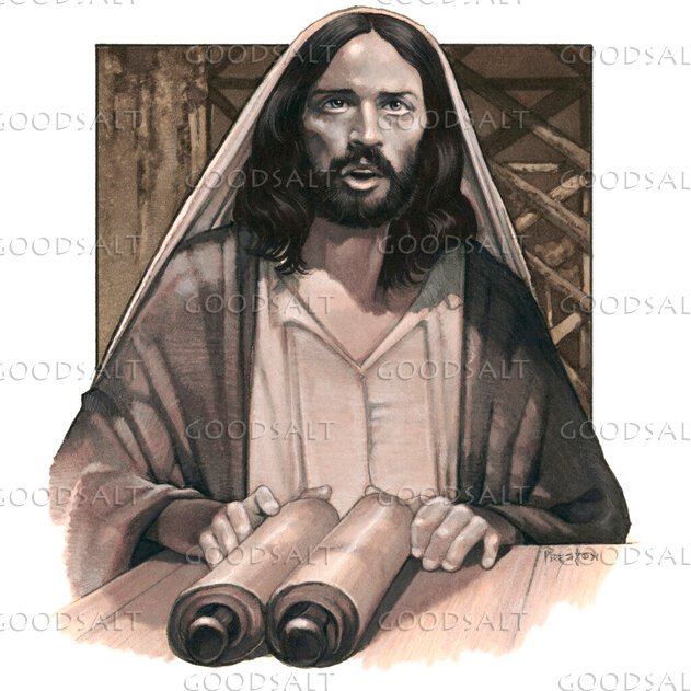 Jesus Reads Isaiah in the Synagogue