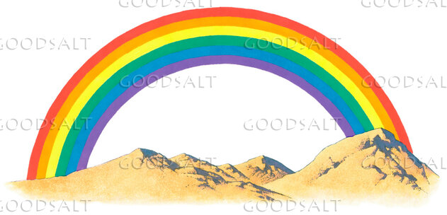 Rainbow Covenant Over the Mountains