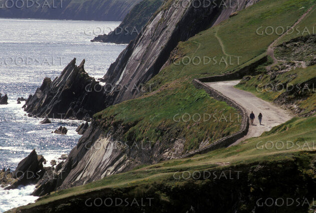 Pilgrims on the Coastal Path