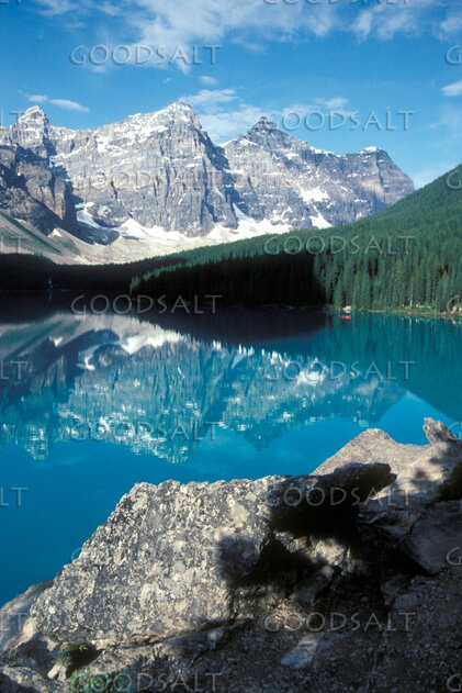 Still Waters Beneath Snow-Crowned Mountains