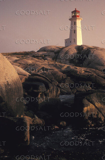 Lighthouse on the Rockbound Shore