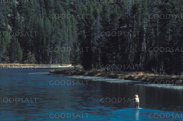 Fisherman on Quiet Waters