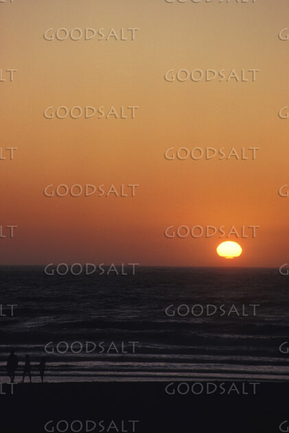 Sunset Over the Sea