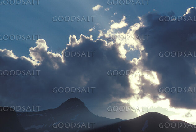 Light Breaking Over the Mountains