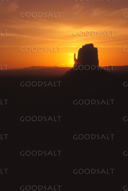 Sunrise Over the Desert Mesa