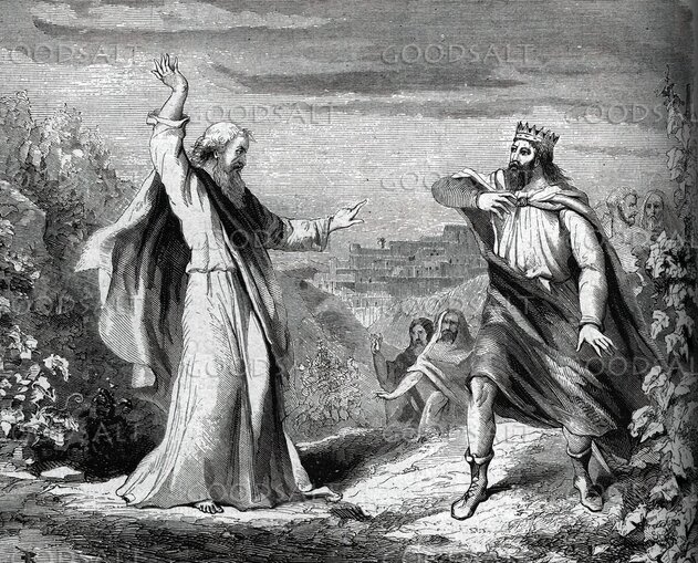 Elijah Confronts Ahab in Naboth’s Vineyard