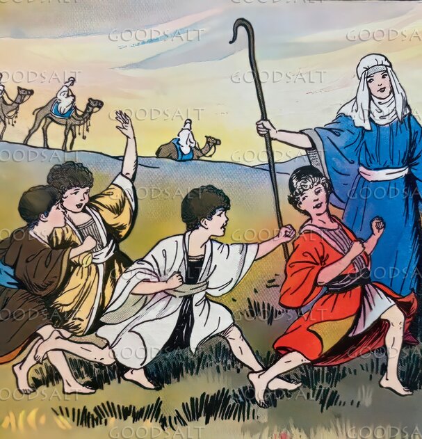 Sarai Guides the Children Toward Canaan
