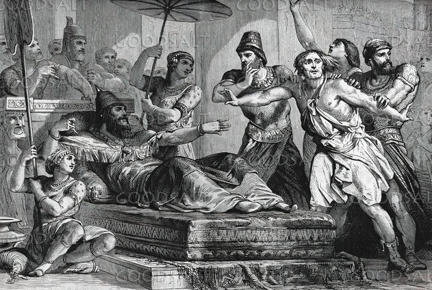 Daniel Brought Before King Darius