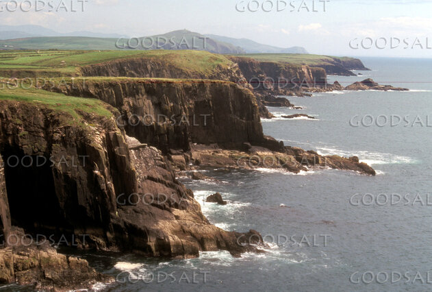 Rocky Coastline and Open Sea