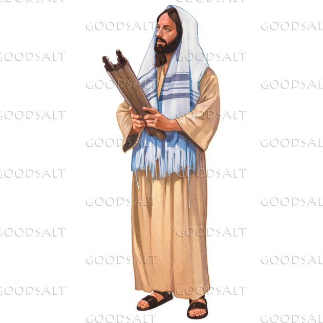 Jesus Teaching with the Scroll